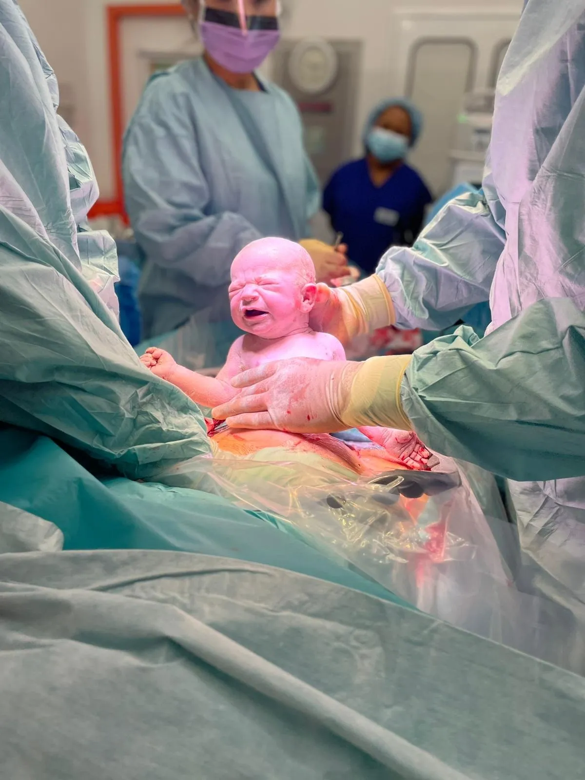 Baby in theatre