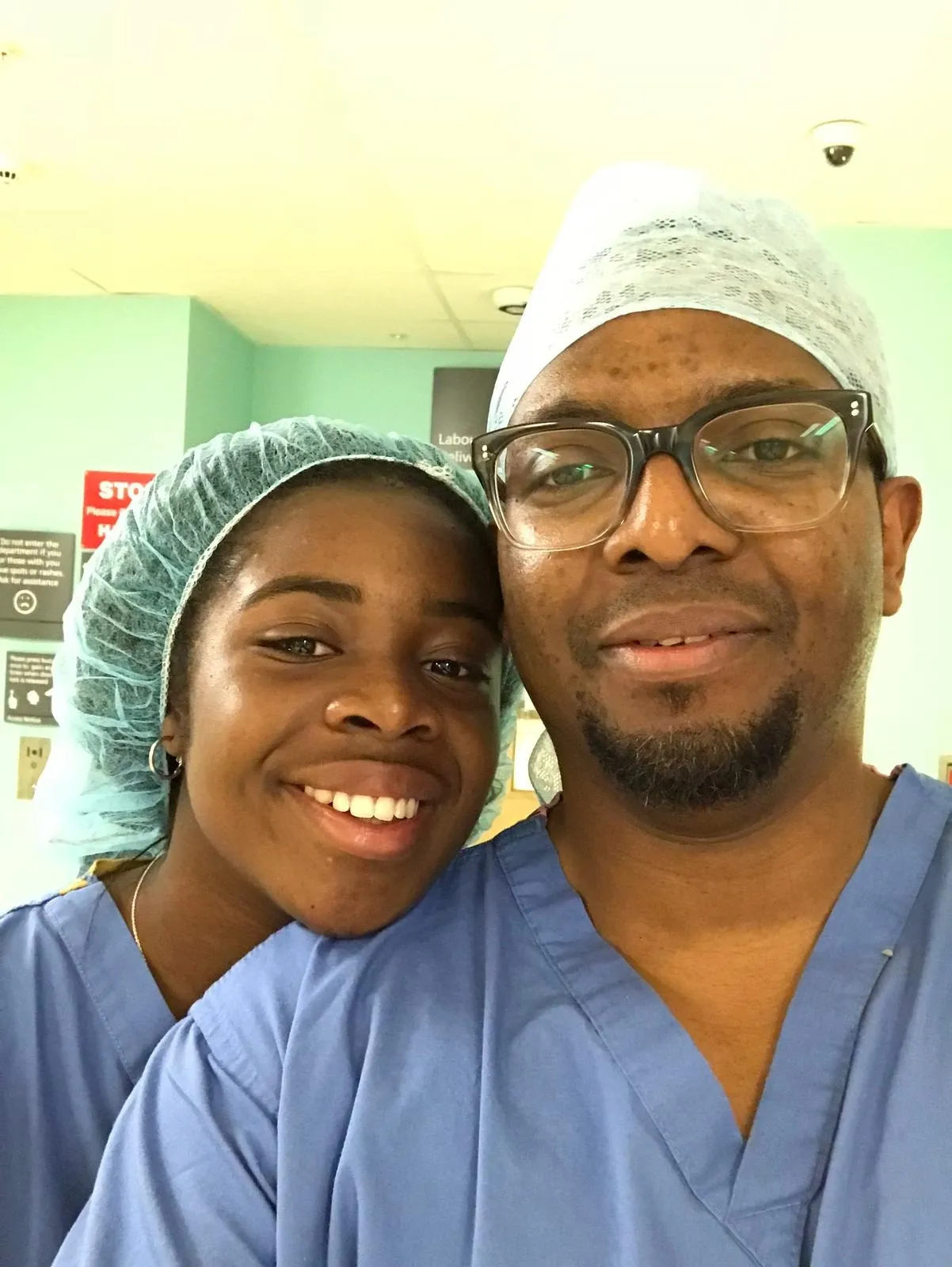 Mr Subair with daughter