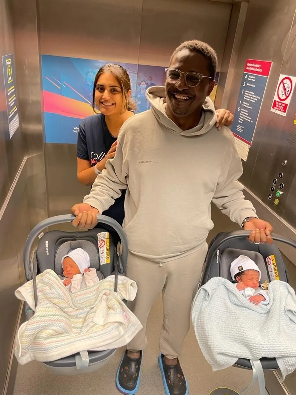 Twin babies